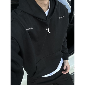 2025连帽卫衣420克华棉 A336-2-V612V-特P51（60%棉40%聚酯纤维），男装卫衣，电商A336-2