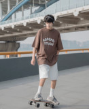 2022夏季新款字母发泡印花宽松半袖T恤A336-RT090-P38-限价49，男装T恤，电商A336