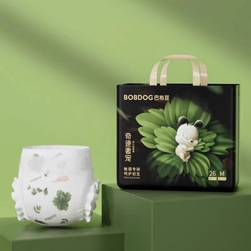 巴布豆奇迹奢宠纸尿裤拉拉学步裤婴儿小内裤凤凰草植萃舒敏尿不湿