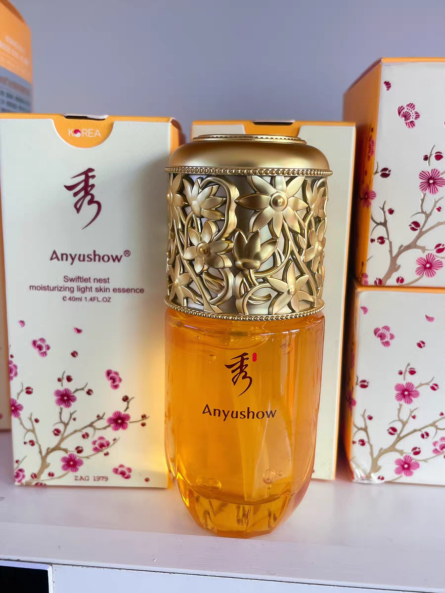 安钰秀金丝燕窝柔润亮颜精华液质感细腻补水提亮提升弹性官方正品
