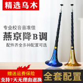 朝凤燕京唢呐乐器全套专业黑檀乌木降b调民间红白喜事初学大中号