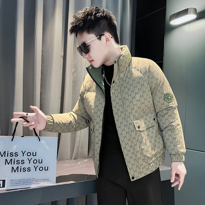 秋冬款羽绒服男装休闲保暖棉衣