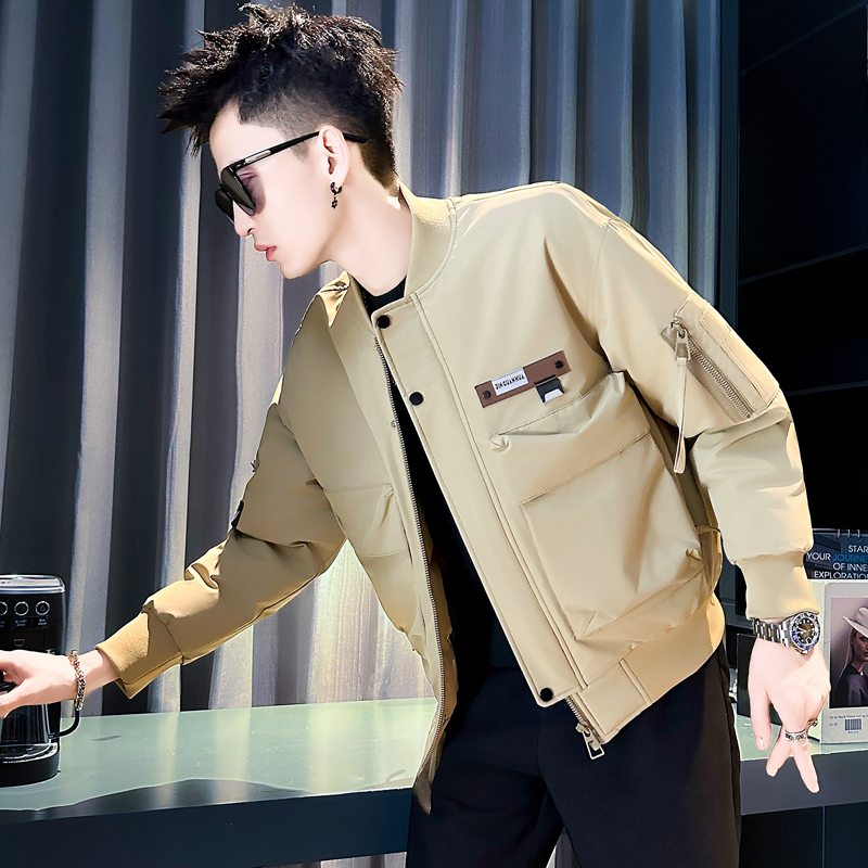 高级感加厚棉服潮牌百搭冬季男装