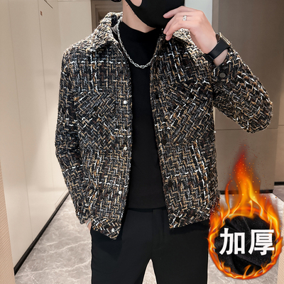 加厚夹克潮牌保暖翻领冬季男装