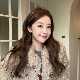 神仙藤井树同款复古发箍女韩系气质高颅顶宽边头箍高级感百搭发饰