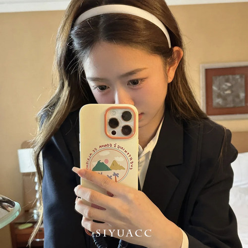 秋冬气质白色发箍甜美头箍发饰女