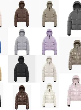 Arit-zia tna泡芙Ruby同款四格保暖白鹅绒Little Puff羽绒服短款