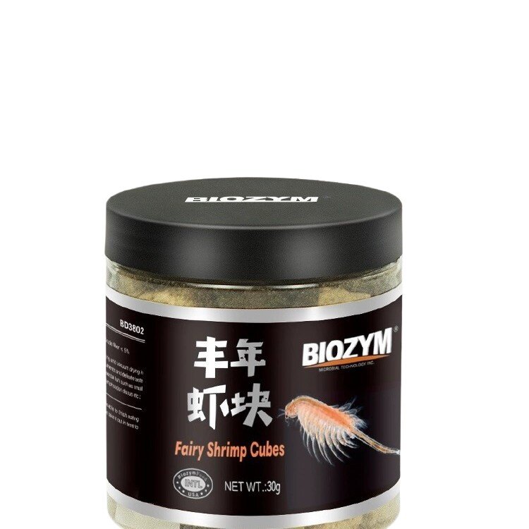 BIOZYM百因美鱼粮饲料鱼食冻干丰年虾块丰年虾卵观赏鱼七彩鱼饲料