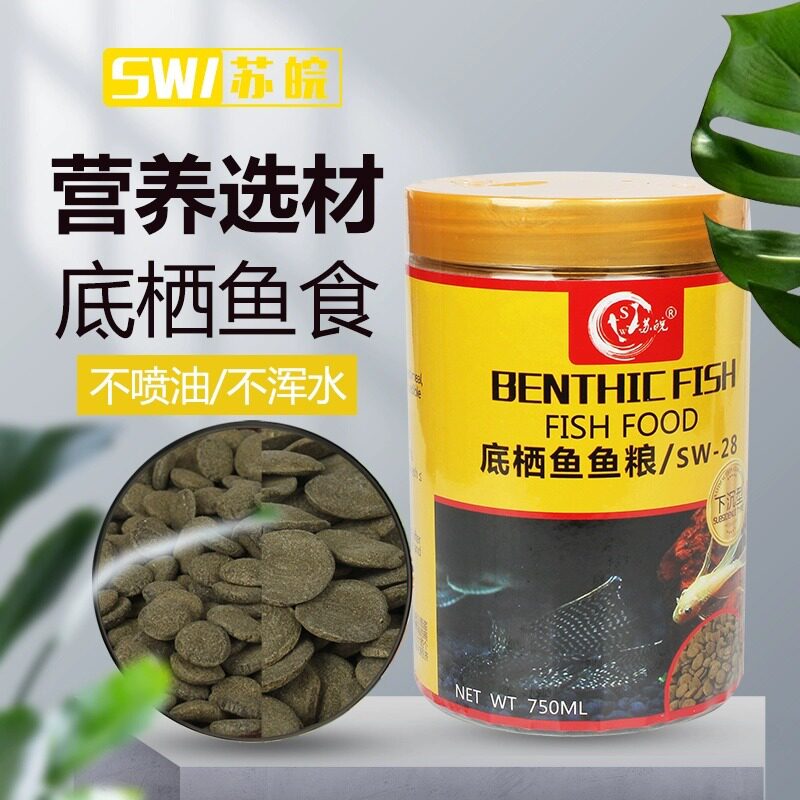 苏皖异型鱼饲料清道夫沉底形鱼食猫鼠鱼底栖鱼下沉蓝鲨虎头鲨