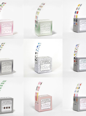 韩国flagg切膜胶带标记贴美纹手帐素材贴纸波点箭头数字字母胶带