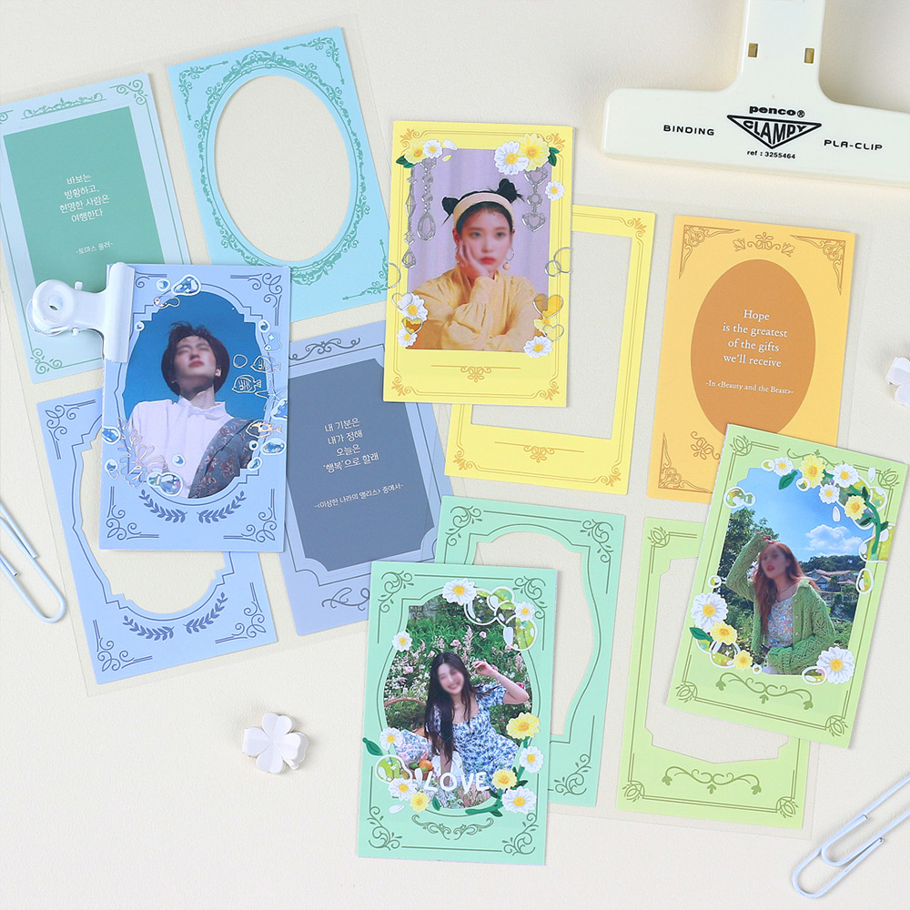 文具拍立得贴纸明星复古纯色格纹