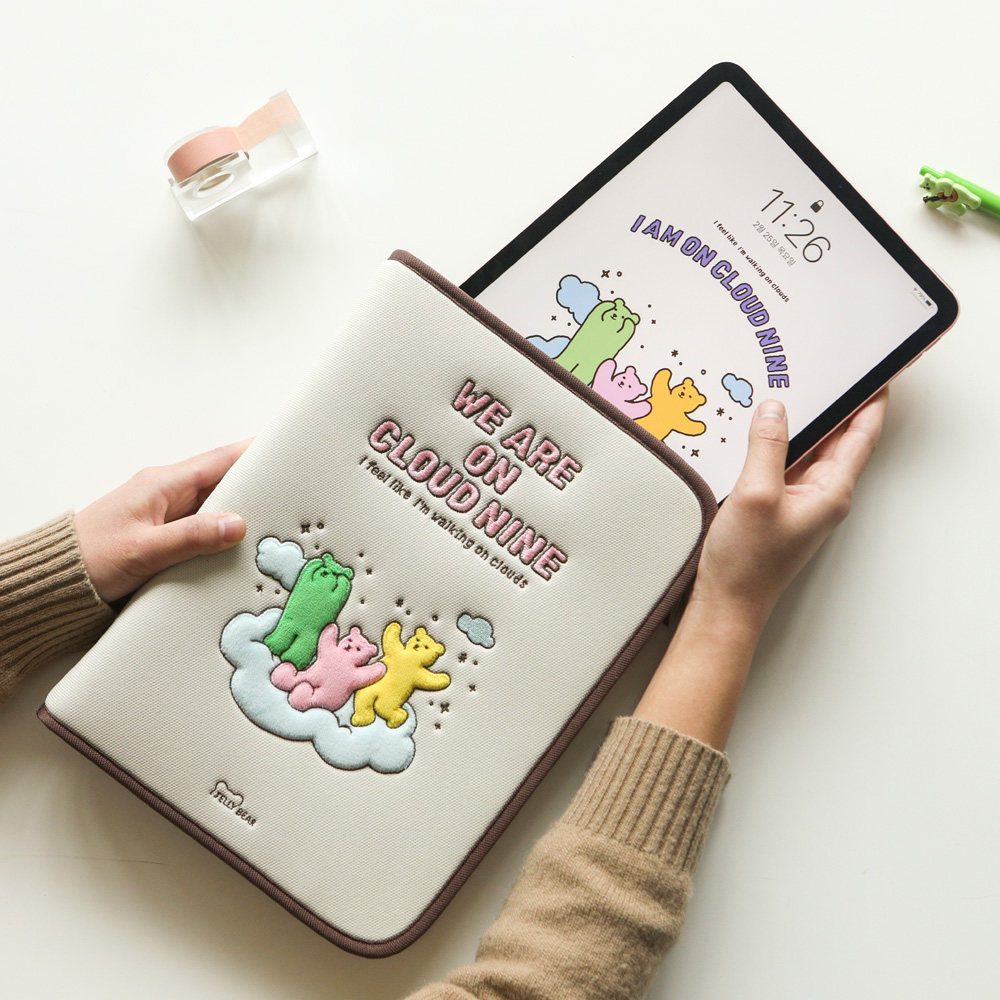 韩国daily like可爱卡通防震11寸iPad Pro平板电脑包文具包收纳包