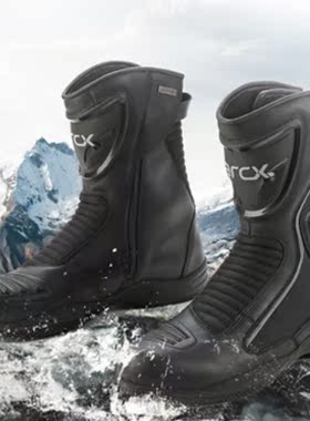 2015新品雅酷士ARCX黑色摩托车骑行靴男 女机车赛车靴 防水
