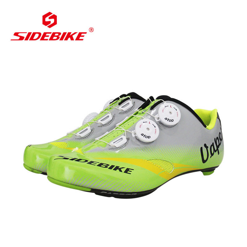 SIDEBIKE自行车锁鞋SD-004绿色 公路碳纤底锁踏脚踏 透气耐磨|ruв категории велосипед/езда оборудования/запасных частей, езда одежды/езда оборудования, езда обувь - от Buy2taobao.com для оказания профессиональной услуги покупки агента Taobao