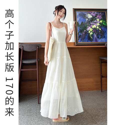 新款高级感连衣裙高个子加长版