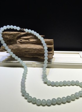 冰糯种缅甸项链珠宝定制