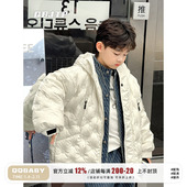 保暖短款 Q宝家童品10月新款 男童白鸭绒羽绒服儿童冬季 羽绒外套潮