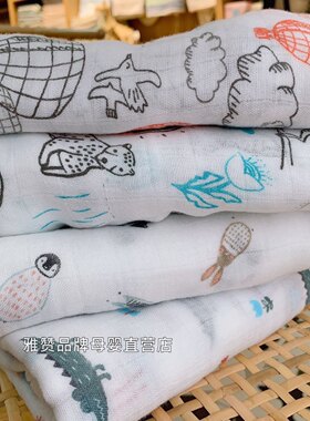 雅赞纱布竹纤维夏季盖被