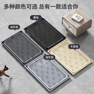 妙爪屋猫砂垫防带出外溅猫垫子双层猫砂控砂垫猫厕所控砂台