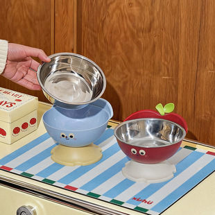 猫碗高颜值不锈钢高脚碗防滑防打翻宠物碗狗狗大容量狗碗宠物碗