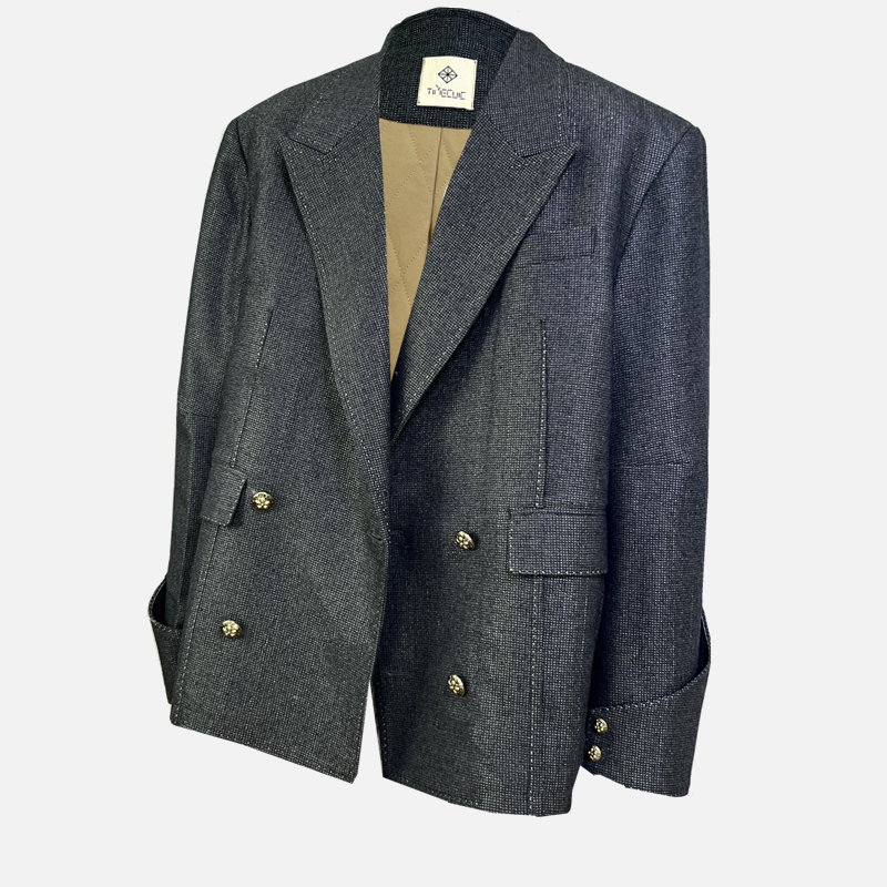 加厚秋冬变色精纺羊毛棉衣