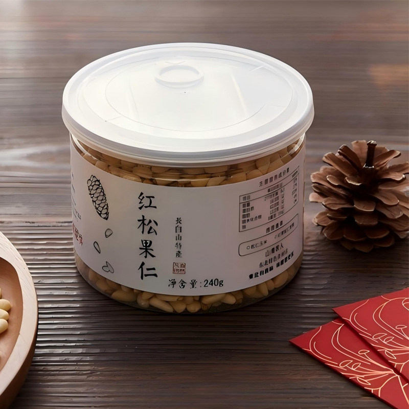 山海农人长白山野生红松子仁特大颗粒100克500粒标准东北山货240g