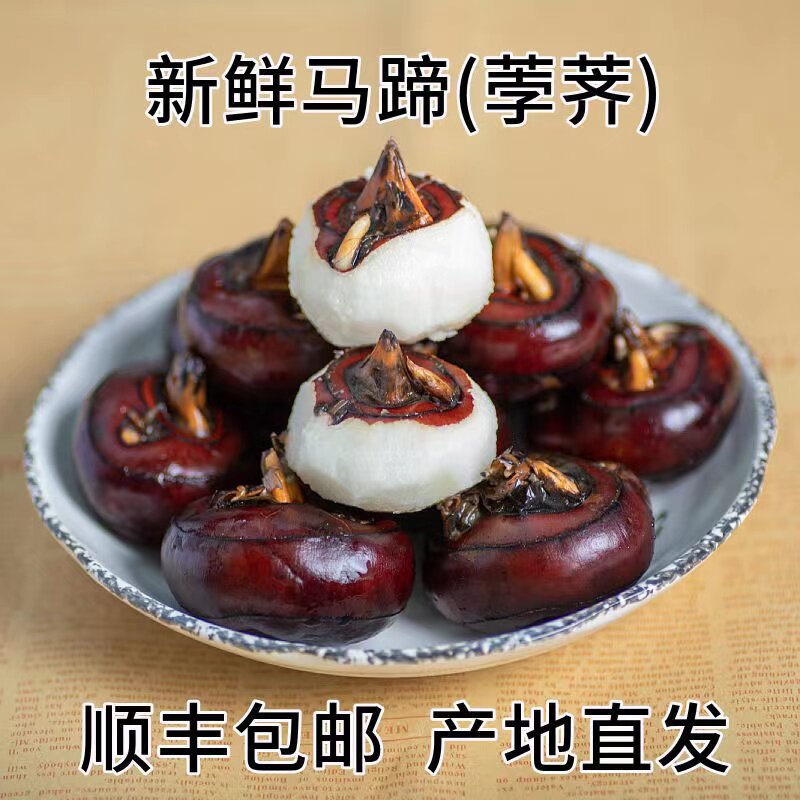 特大果新鲜马蹄荸荠地栗3/5/9斤带泥发货送去皮刀【顺丰包邮】