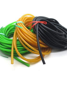 1 2 3 5 10米3070高弹力皮筋 抗冻弹工圆皮筋 乳胶弹射弹弓管户外