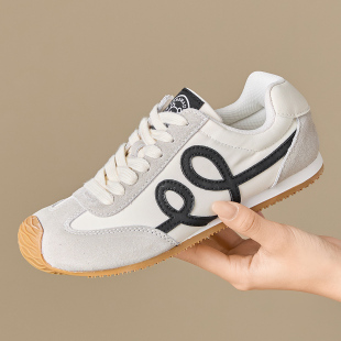 汤姆斯原创女鞋 休闲鞋 复古内增高德训鞋 超火运动鞋 2026新款 Tt&Mm