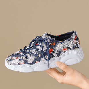汤姆斯女鞋 百搭休闲舒适系带布鞋 涂鸦风帆布鞋 新款 2026春季 Tt&Mm