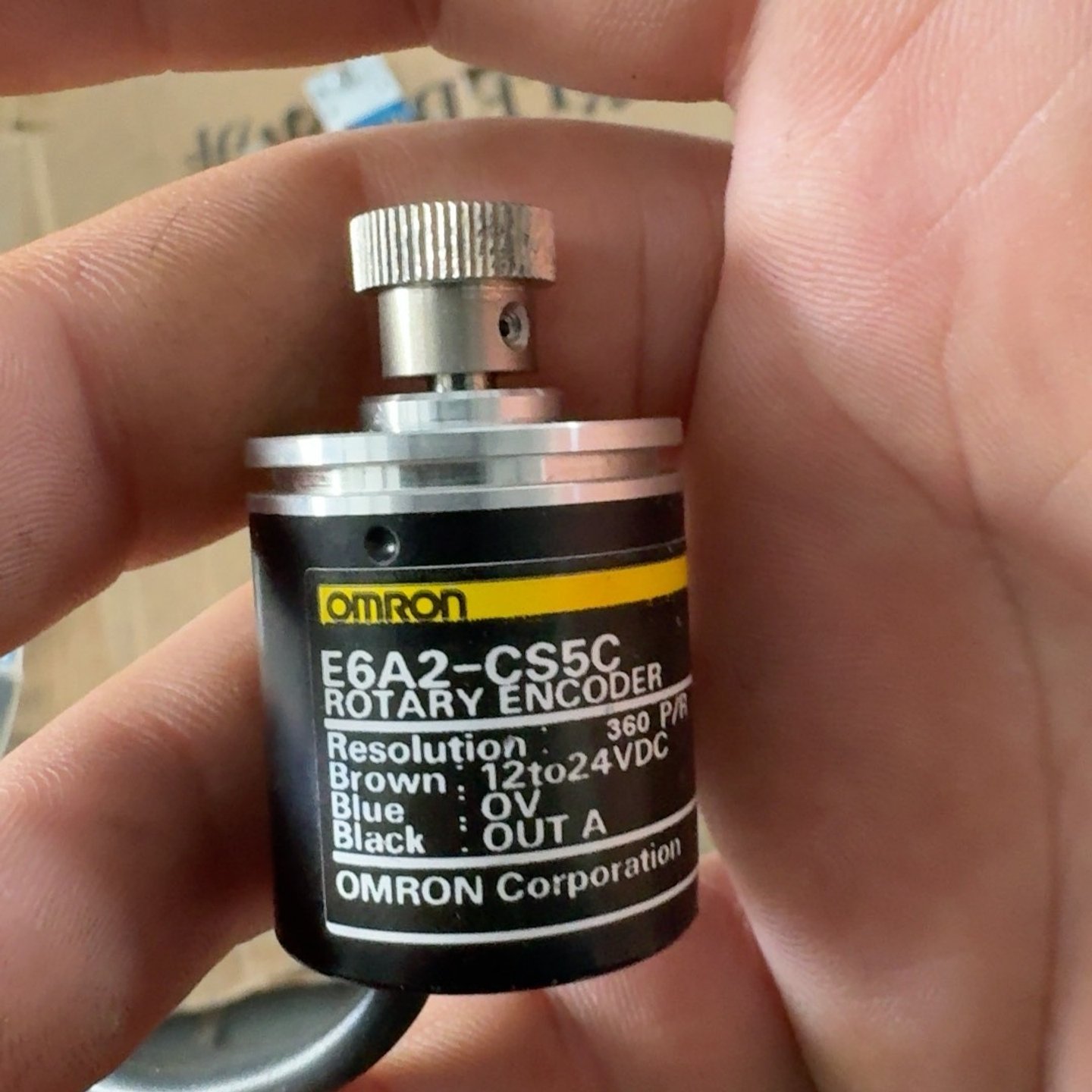 议价欧姆龙OMRON编码器E6A2-CS5C，实物拍的，拆机件，