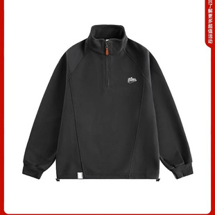 官方正品Mrakeai Kyyds MK春秋季简约刺绣立领半拉链卫衣女潮牌宽