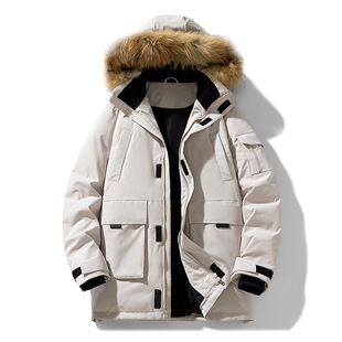 官方正品Mrakeai Kyyds MK羽绒服男年冬季新款高品质白鸭绒中长款