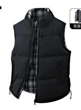 官方正品Mrakeai Kyyds MK黑色加厚棉衣马甲2025冬季夹棉面包服内