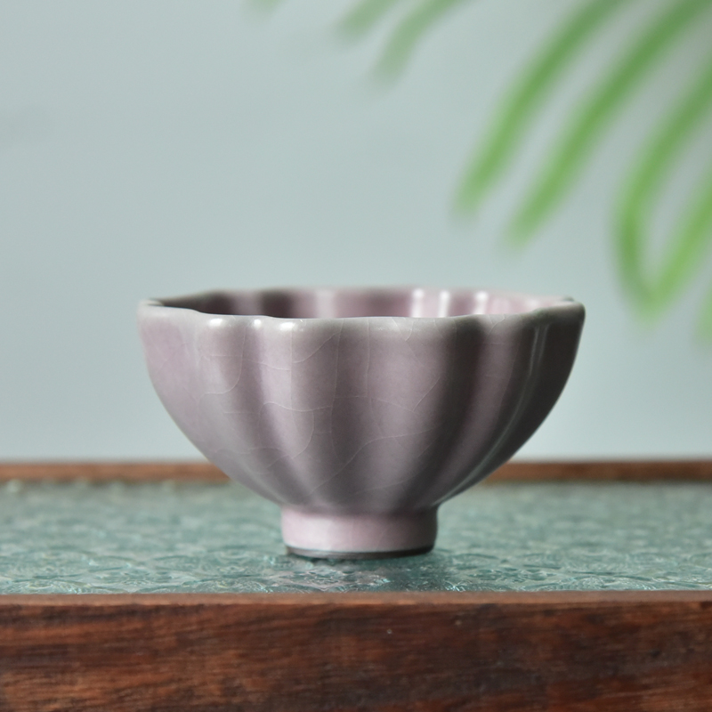 涵青堂铁胎哥窑冰裂纹主人杯茶盏