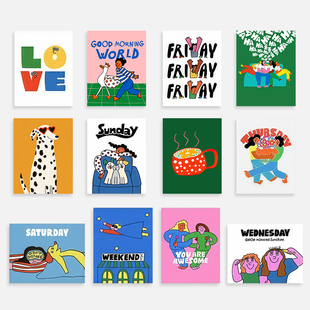 现代简约抽象艺术客厅装饰画ins小众艺术沙发背景墙挂画壁画画芯