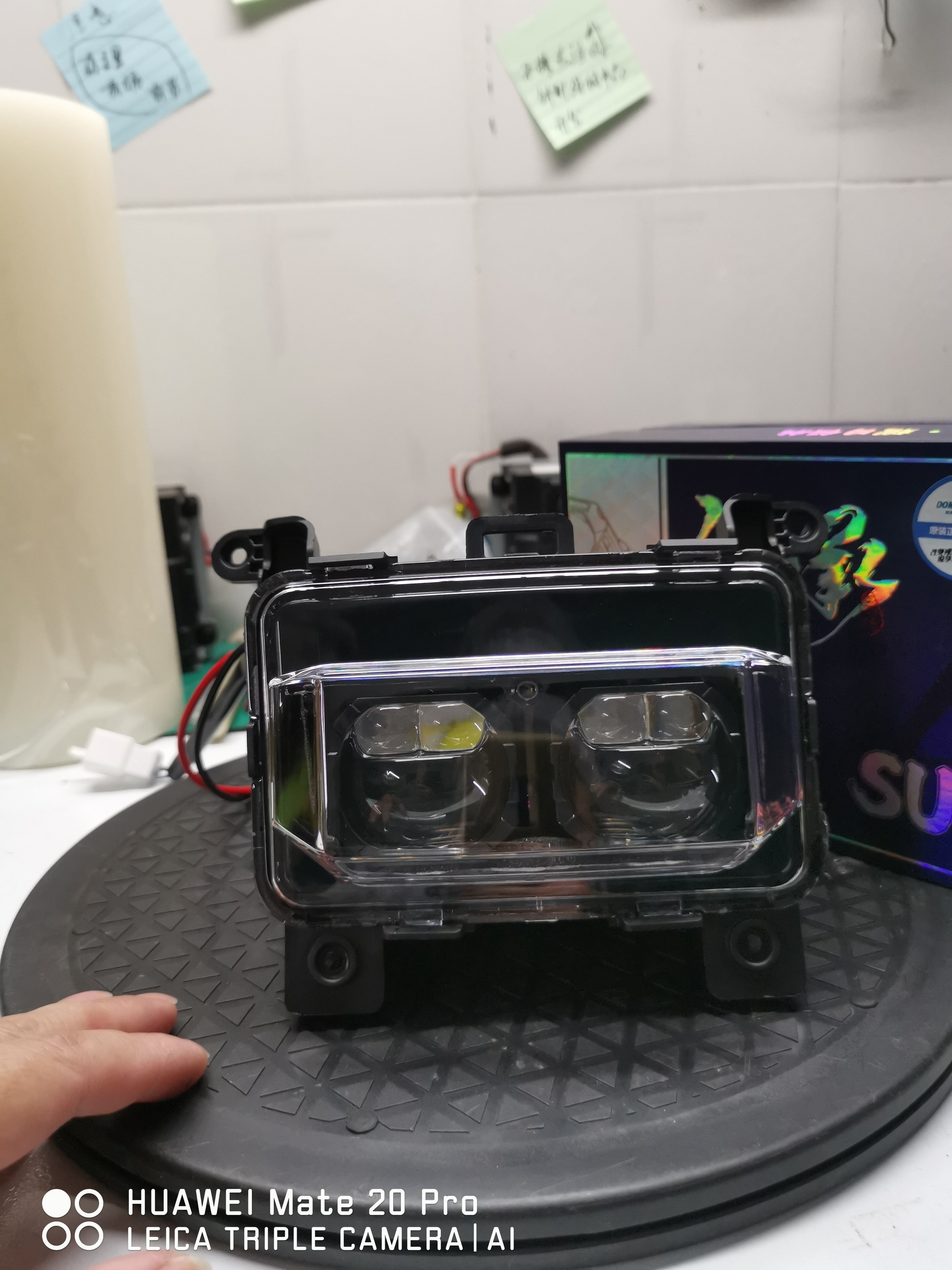 小牛FX风速大灯邕友手作FXT/FXpro/sport直上电调双直射透镜大灯图片