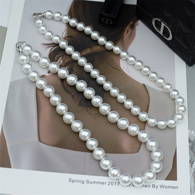 S925纯银仿冷光澳白高级感项链