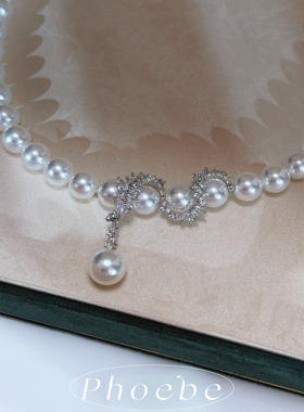 轻奢高级感澳白珍珠项链