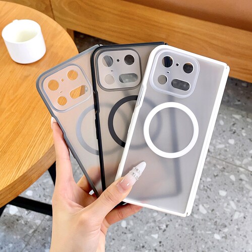适用Google谷歌Pixel11ProFold手机壳折叠新款磁吸双中轴全包防摔软边雾面磨砂简约硅胶气囊保护套男女款透明