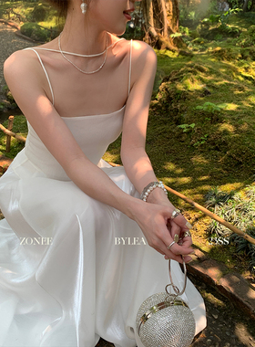 Lea宋亦雯  Tinkerbell奇妙仙子 黑标系列桑蚕丝双层弹力吊带内搭