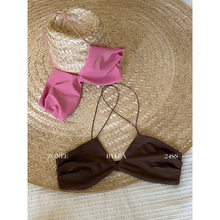 原创设计多色后背交叉彩色内搭 时髦趋势 ZONEE 彩色内搭