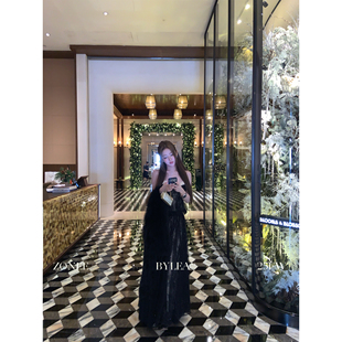 复古亮片蕾丝吊带网纱半身裙套装 ZONEE 法式 繁花之夜 LEA宋亦雯