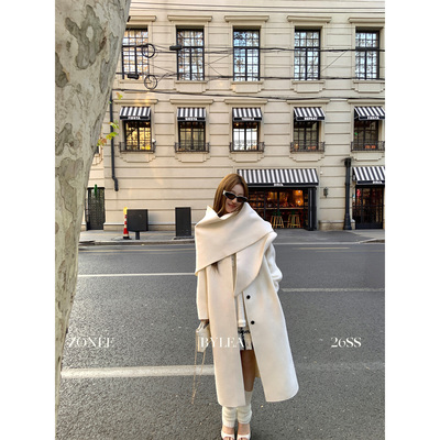 ZONEE/LEA宋亦雯羊绒羊毛呢大衣