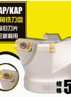 数控铣刀盘 废角横装刀盘 75度 KAP RAP 300R-50-22-4T APMT1135