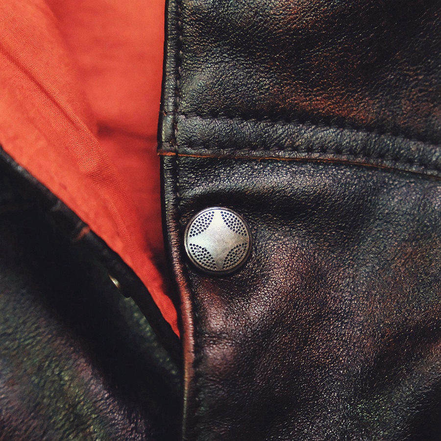 Tea Core Leather Vest with Talon Hookless Zipper - Taobao product photo 4