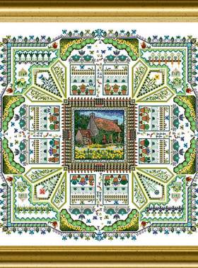 CD Mystery XVI  法国乡村厨房 含原版古董珠 水晶 十字绣套件