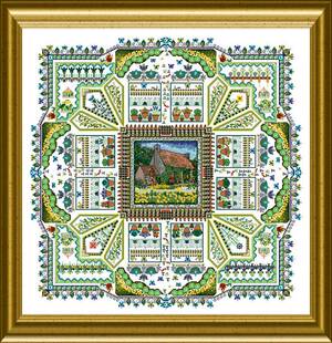 CD Mystery XVI  法国乡村厨房 含原版古董珠 水晶 十字绣套件