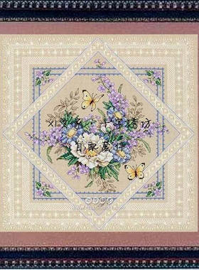 原套真线对比 原版图纸 十字绣自配套件 绝版 DIM 35105 蕾丝花