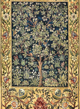 HAE 101-Garden of Delight地毯树 法国正品DMC十字绣自配套件